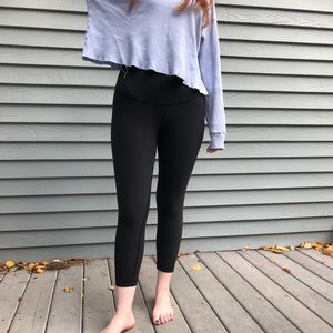 Lululemon Highwaisted Black Crops